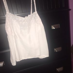White Lace Tank